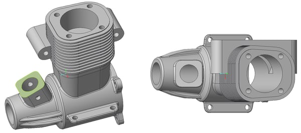 PTC Creo Parametric 3.0の垂直に表示の効果 PTC Creo Parametric 3.0の垂直に表示の効果