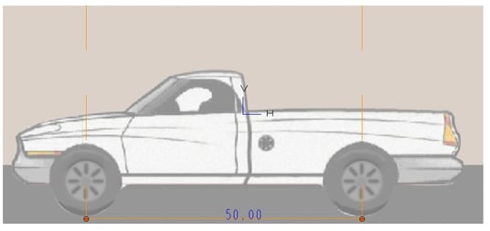 PTC Creo Parametricのイメージ(スケッチトレース)で適合機能を適用
