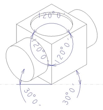 PTC Creo Parametricの図面でアイソメ図を確認する